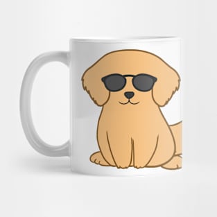 Golden retriever wearing Sunglasses Mug